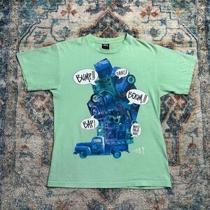 Vintage Stussy Boombox Truck T-shirt Medium